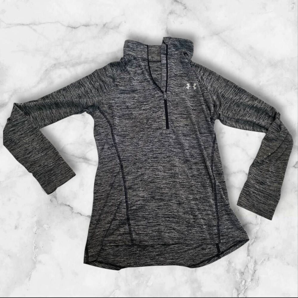 Under Armour Gray Quarter Zip Size Small